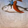 'Frankie and Mrs J's fantastic adventures', 30cm x 60cm, sold.
